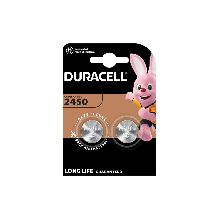 2 BATERII CR2450 BLISTER DURACELL