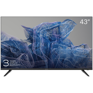 43', FHD, Android TV 11, Black, 1920x1080, 60 Hz, Sound by JVC, 2x12W, 53 kWh/1000h , BT5.1, HDMI ports 4, 24 months