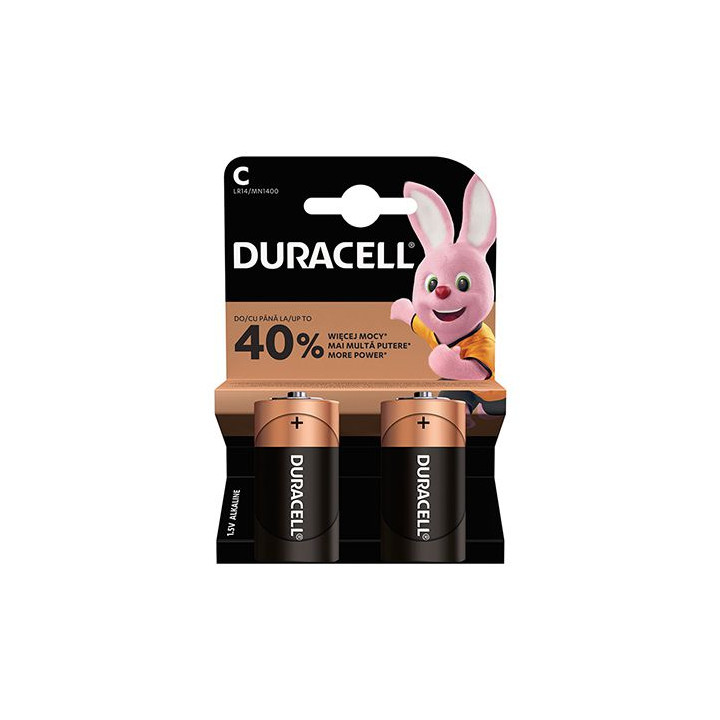 BATERIE ALCALINA LR14 BLISTER 2 BUC DURACELL