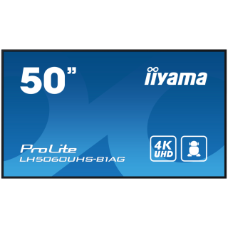 IIYAMA LFD LH5060UHS-B1AG 50" 4K UHD professional digital signage 3840x2160 16:9 500 cd/m² 1200:1 8ms Android 11 OS, iiSignage²,