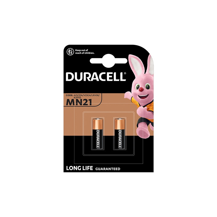 BATERIE ALCALINA 12V MN21 A23 BLISTER 2 BUC DURACELL