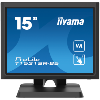 IIYAMA Monitor LED T1531SR-B1S 15" VA, Res Touch, 1024x768, 1A1H1DP
