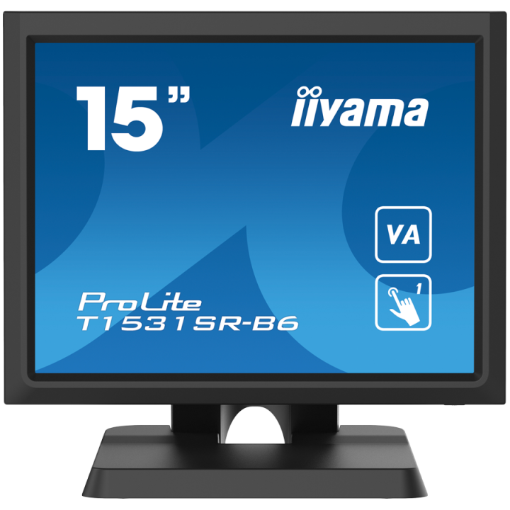 IIYAMA Monitor LED T1531SR-B1S 15" VA, Res Touch, 1024x768, 1A1H1DP