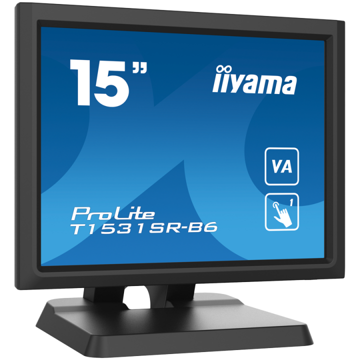 IIYAMA Monitor LED T1531SR-B1S 15" VA, Res Touch, 1024x768, 1A1H1DP
