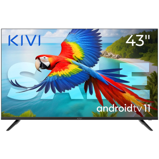 43", UHD, Android TV 11, White, 1920x1080, 60 Hz, AV1, Sound 2x12W, 53 kWh/1000h, Energy G, WiFi5G, BT5.1, 3xHDMI, 2xUSB, 24 mon