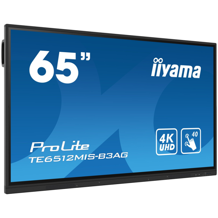 TE6512MIS-B3AG is an exceptional 4K UHD interactive display designed by iiyama to enhance collaboration, communication, and enga
