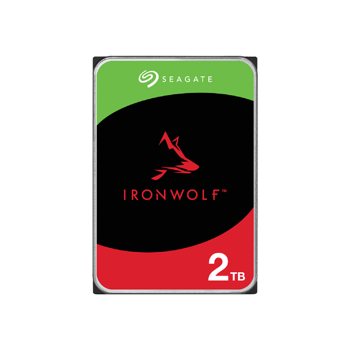 HDD NAS SEAGATE IronWolf 2TB CMR, 3.5", 256MB, 5400RPM, SATA, Rescue Services 3 ani, TBW: 180