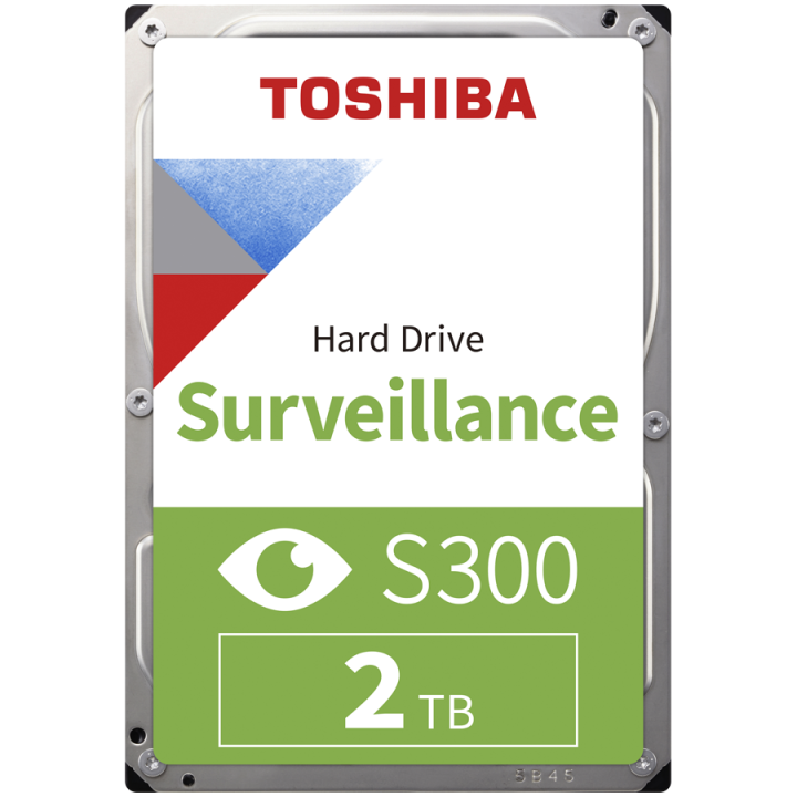 HDD Video Surveillance TOSHIBA S300 2TB SMR, 3.5'', 128MB, 5400RPM, SATA, TBW: 180