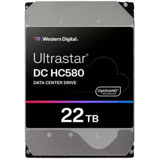 HDD Server WD Ultrastar DC HC580 22TB 512e SE, 3.5", 512MB, 7200RPM, SATA, NP3, SKU: 0F62785