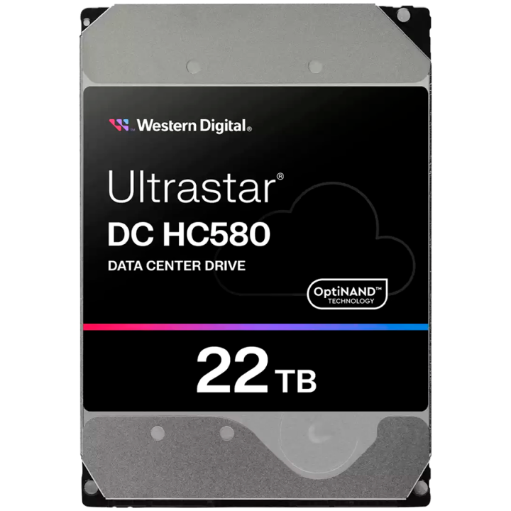 HDD Server WD Ultrastar DC HC580 22TB 512e SE, 3.5", 512MB, 7200RPM, SATA, NP3, SKU: 0F62785