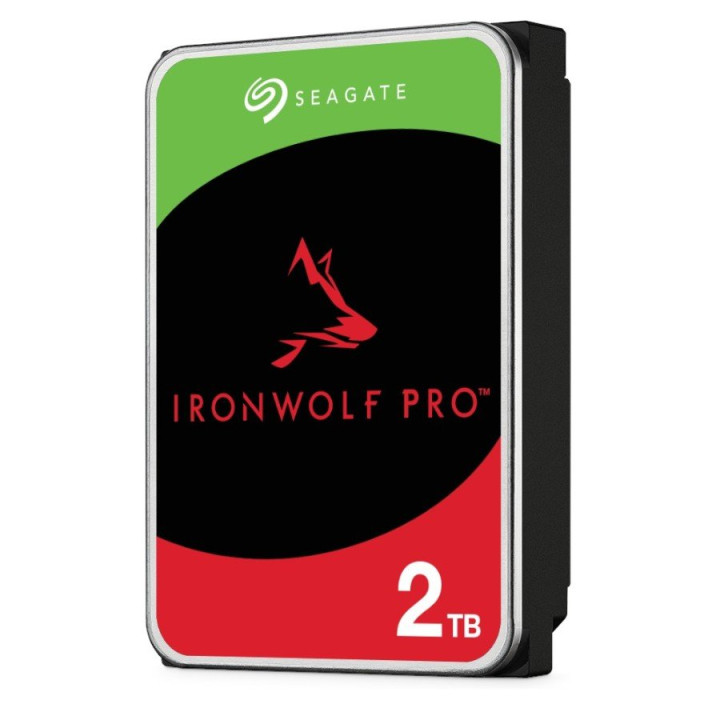 HDD NAS SEAGATE IronWolf Pro 2TB CMR, 3.5", 256MB, 7200RPM, SATA, Rescue Services 3 ani, TBW: 550
