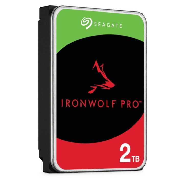HDD NAS SEAGATE IronWolf Pro 2TB CMR, 3.5", 256MB, 7200RPM, SATA, Rescue Services 3 ani, TBW: 550