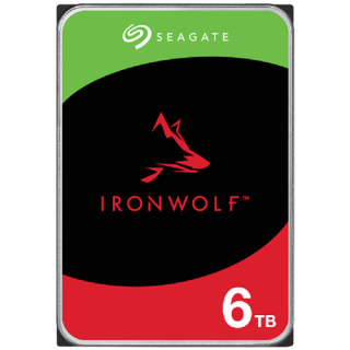 HDD NAS SEAGATE IronWolf 6TB CMR, 3.5", 256MB, 5400RPM, SATA, Rescue Services 3 ani, TBW: 180
