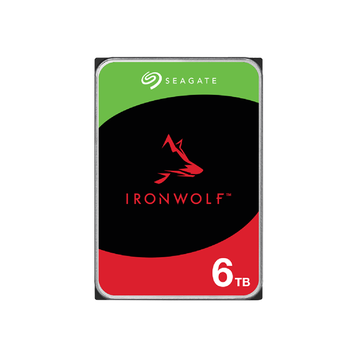 HDD NAS SEAGATE IronWolf 6TB CMR, 3.5", 256MB, 5400RPM, SATA, Rescue Services 3 ani, TBW: 180