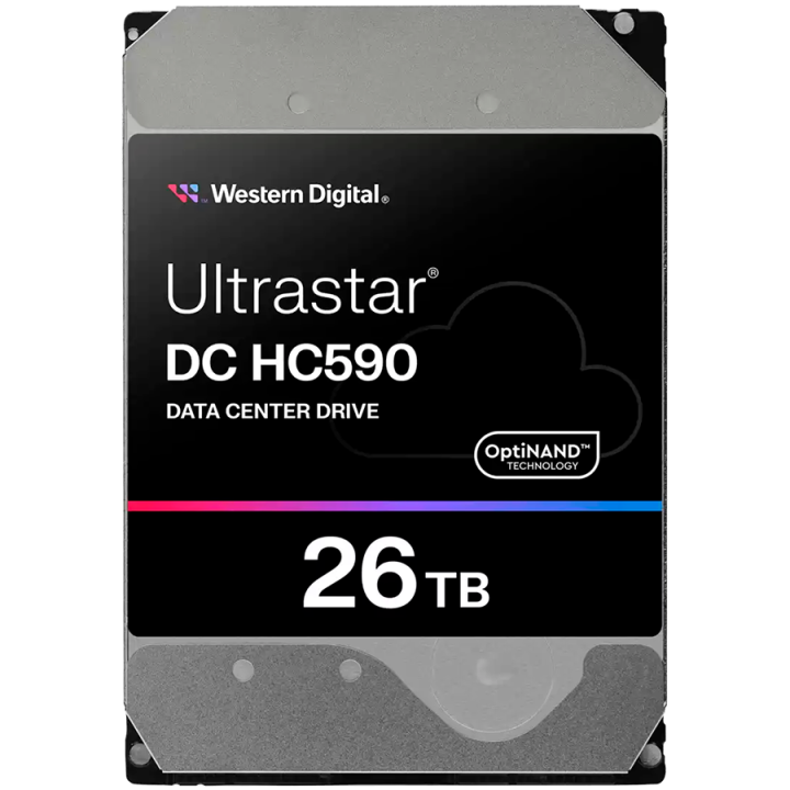 HDD Server WD Ultrastar DC HC590 26TB 512e SE, 3.5", 512MB, 7200RPM, SATA, NP3, SKU: 0F65672