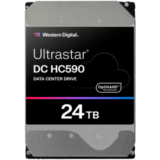 HDD Server WD Ultrastar DC HC590 24TB 512e SE, 3.5", 512MB, 7200RPM, SATA, NP3, SKU: 0F65684