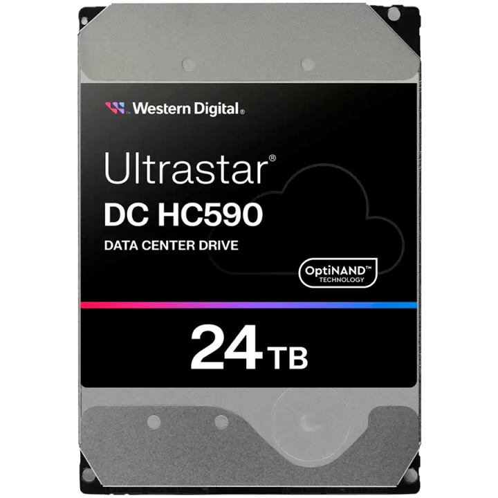 HDD Server WD Ultrastar DC HC590 24TB 512e SE, 3.5", 512MB, 7200RPM, SATA, NP3, SKU: 0F65684