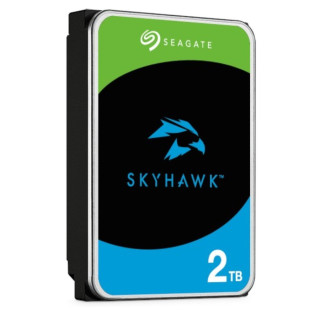 HDD Video Surveillance SEAGATE SkyHawk 2TB CMR, 3.5", 256MB, SATA, Rescue Services 3 ani, TBW: 180-EOL-ST2000VX016
