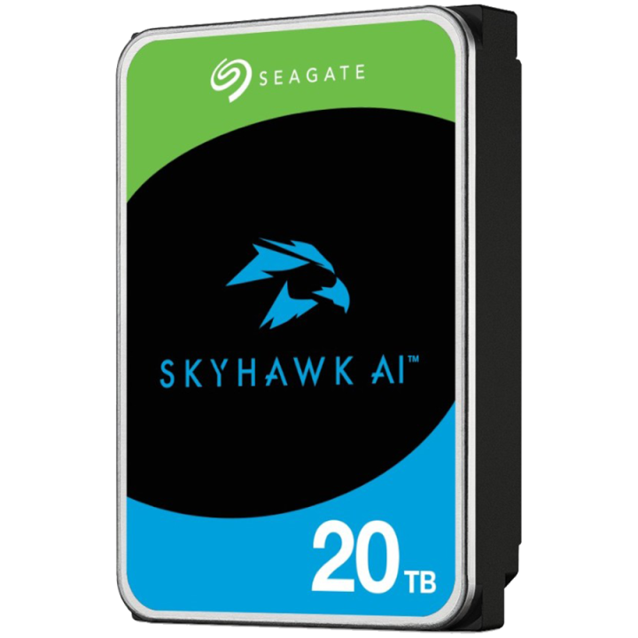 HDD Video Surveillance SEAGATE SkyHawk AI 20TB CMR, 3.5", 512MB, SATA, Rescue Services 3 ani, TBW: 550