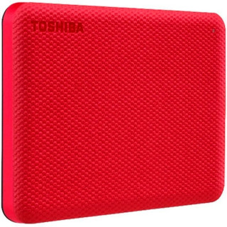 HDD Extern TOSHIBA CANVIO Advance 4TB, 2.5", USB 3.2 Gen1 (5Gbit/s), Backup and Security software, Textured Red, 217.5g