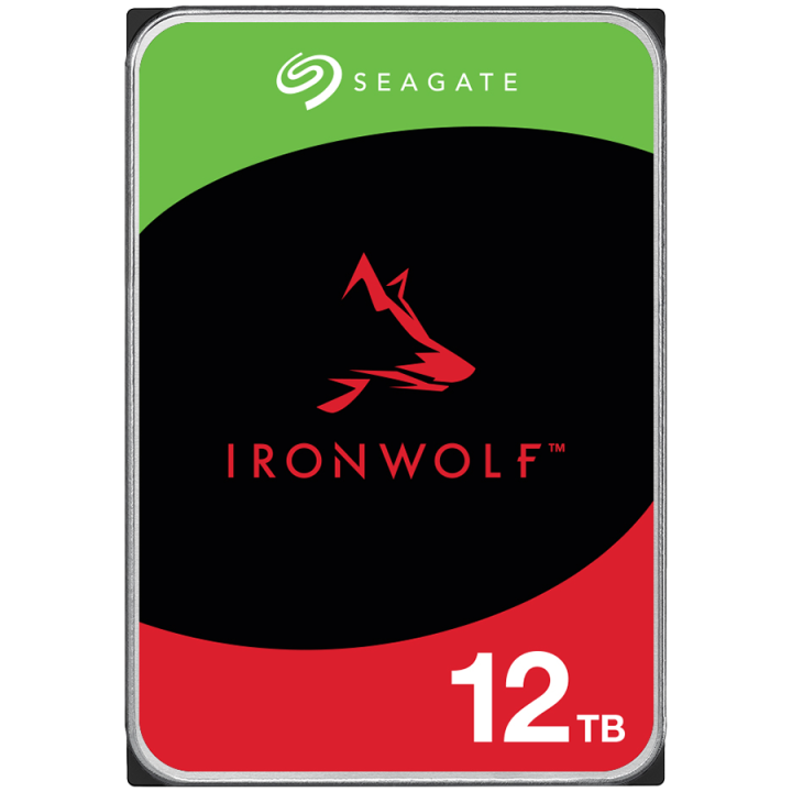 HDD NAS SEAGATE IronWolf 12TB CMR, 3.5", 256MB, 7200RPM, SATA, Rescue Services 3 ani, TBW: 180