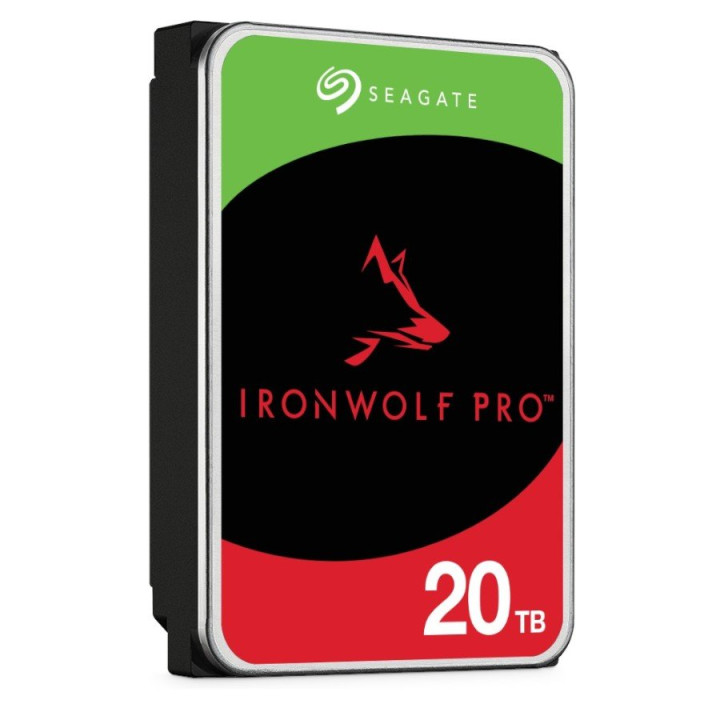 HDD NAS SEAGATE IronWolf Pro 20TB CMR 3.5", 256MB, 7200RPM, SATA, Rescue Services 3 ani, TBW: 550