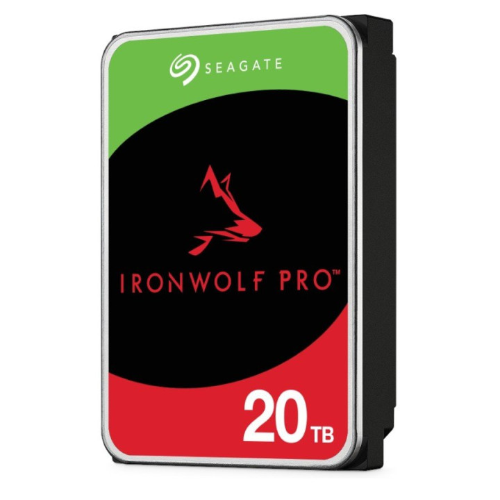 HDD NAS SEAGATE IronWolf Pro 20TB CMR 3.5", 256MB, 7200RPM, SATA, Rescue Services 3 ani, TBW: 550