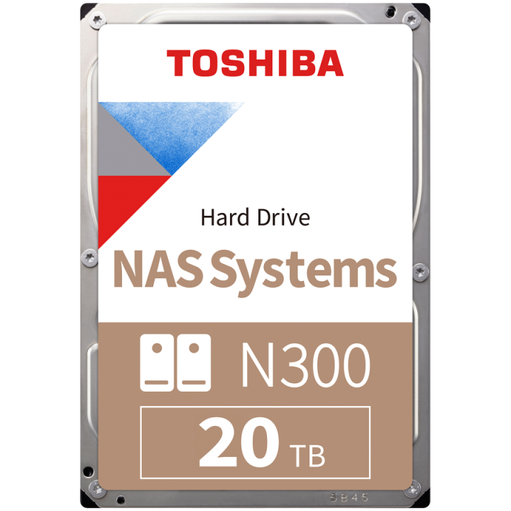 HDD NAS TOSHIBA N300 20TB CMR, 3.5'', 512MB, 7200RPM, SATA, TBW: 180