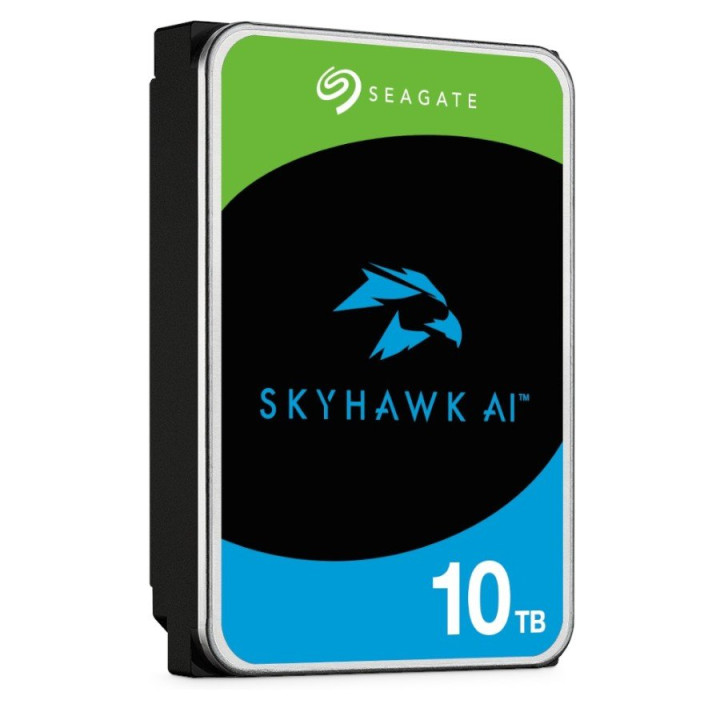 HDD Video Surveillance SEAGATE SkyHawk AI 10TB CMR, 3.5", 256MB, SATA, Rescue Services 3 ani, TBW: 550
