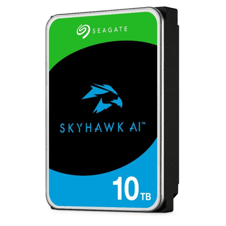 HDD Video Surveillance SEAGATE SkyHawk AI 10TB CMR, 3.5", 256MB, SATA, Rescue Services 3 ani, TBW: 550