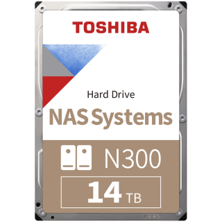 HDD NAS TOSHIBA N300 14TB CMR, 3.5'', 512MB, 7200RPM, SATA, TBW: 180