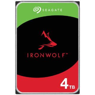 HDD NAS SEAGATE IronWolf 4TB CMR, 3.5", 256MB, 5400RPM, SATA, Rescue Services 3 ani, TBW: 180