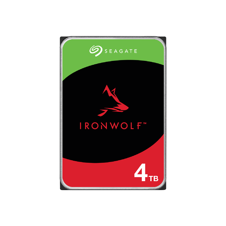 HDD NAS SEAGATE IronWolf 4TB CMR, 3.5", 256MB, 5400RPM, SATA, Rescue Services 3 ani, TBW: 180
