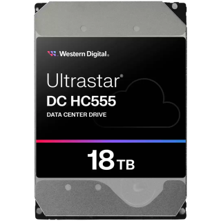 HDD Server WD Ultrastar DC HC555 18TB 512e SE, 3.5’’, 512MB, 7200 RPM, SATA, SKU: 0B48723