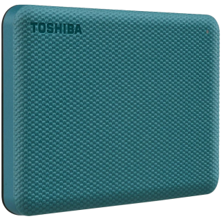 HDD Extern TOSHIBA CANVIO Advance 1TB, 2.5", USB 3.2 Gen1 (5Gbit/s), Backup and Security software, Textured Green, 149g