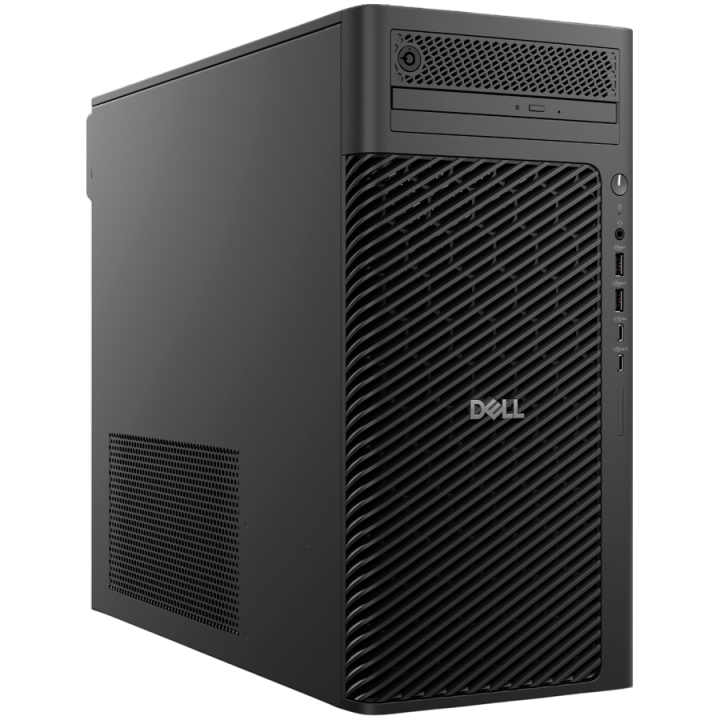 Dell Pro Max Tower T2,Intel Core Ultra 7 265(30MB cache/20cores/20threads/1.8 GHz to 5.3GHz),32GB(2x16)5600MT/s DDR5,1TB SSD TLC