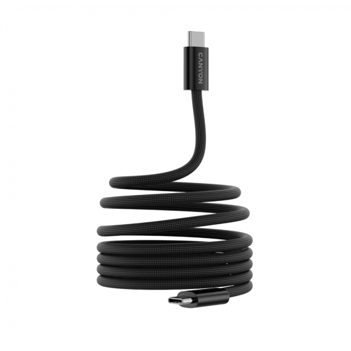 CANYON cable OnWire 60MG C-C 60W Magnet Braided 1m Black