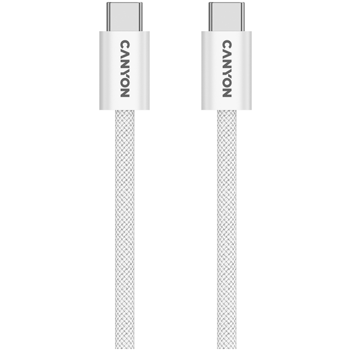 CANYON cable OnWire 60MG C-C 60W Magnet Braided 1m White