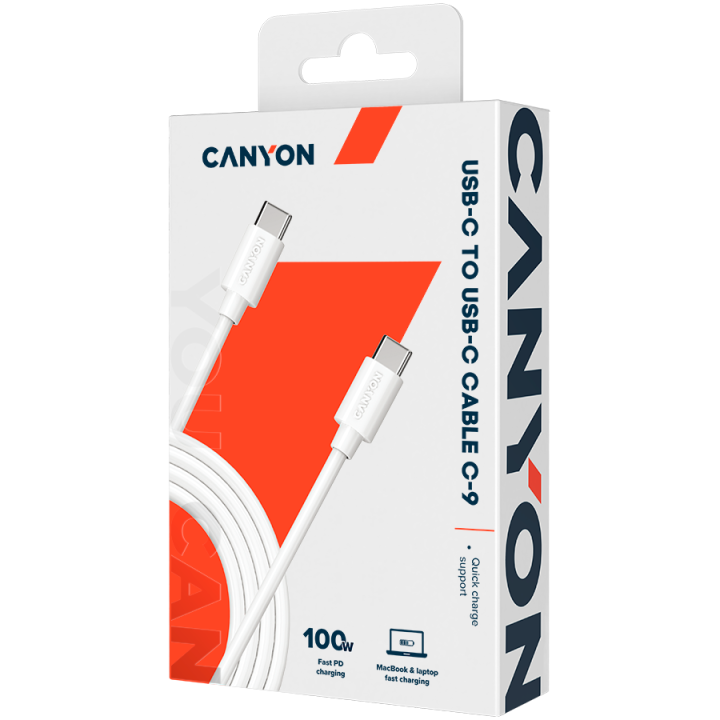 CANYON cable C-9 PD 3.0 C-C 100W 1.2m White