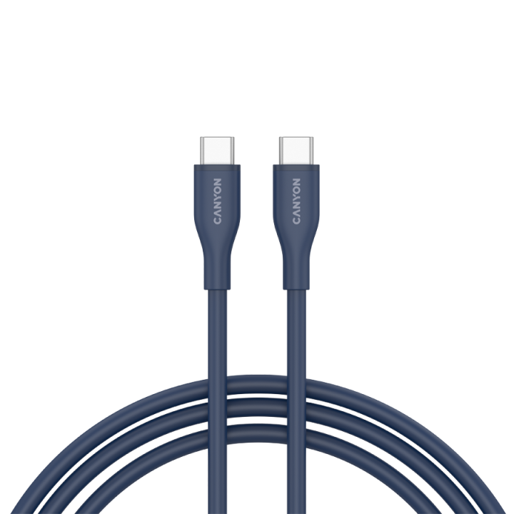 CANYON cable CC60SC10 C-C 60W 1m Silicon Dark blue