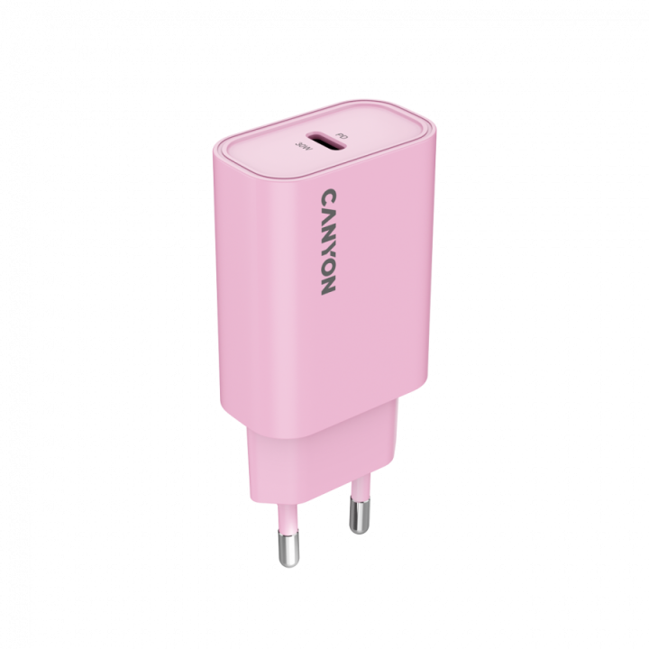 CANYON charger OnCharge 30CL Max Power 30W 1xPD EU Pink