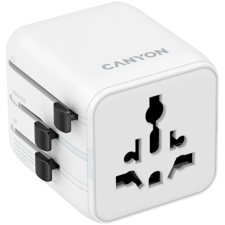 CANYON Travel Adapter OnTour One EU/UK/US/AUS White