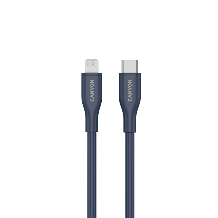 CANYON cable CLNM60 C-L 60W MFI 1m Silicon Blue