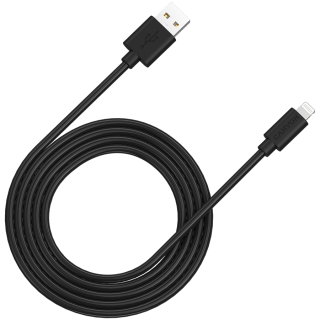 CANYON cable MFI-12 USB-A to Lightning 2m Black
