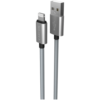 CANYON cable MFI-3 Lightning 12W 1m Grey