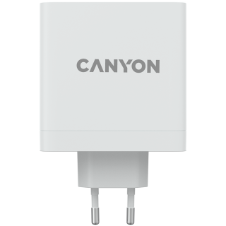 CANYON H-140-01, Wall charger with 1USB-A, 2 USB-C. Input:100-240V~50/60Hz, 2.0A Max. USB-A Output: 5V /9V /12V/20V /28V Max Out