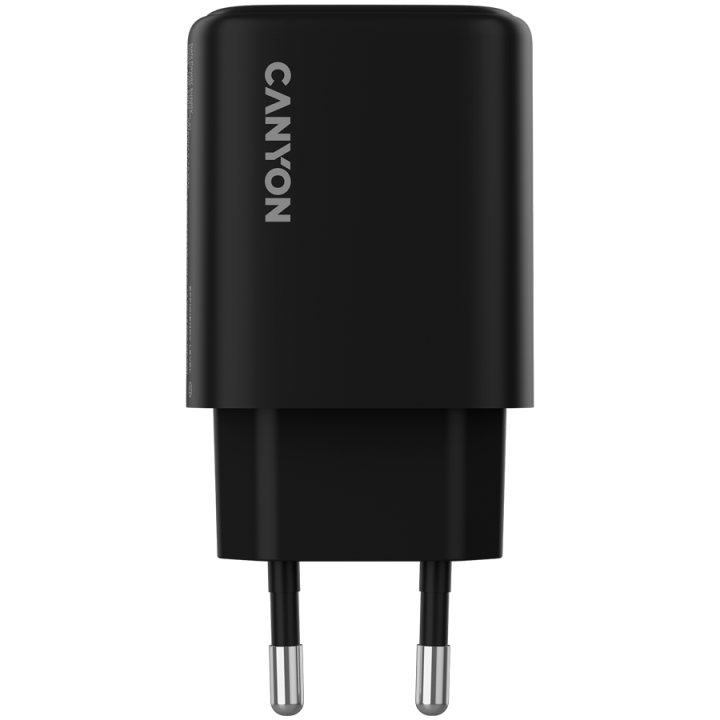 CANYON charger OnCharge 250 25W 1xPD 1xQC EU Black