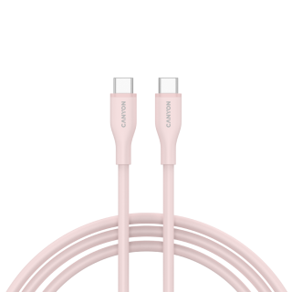 CANYON cable CC60SC10 C-C 60W 1m Silicon Pink Sand
