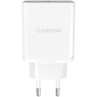CANYON H-20, PD WALL Charger, Input: 110V-240V, Output:PD 20W, Eu plug, Over-load, over-heated, over-current and short circuit p