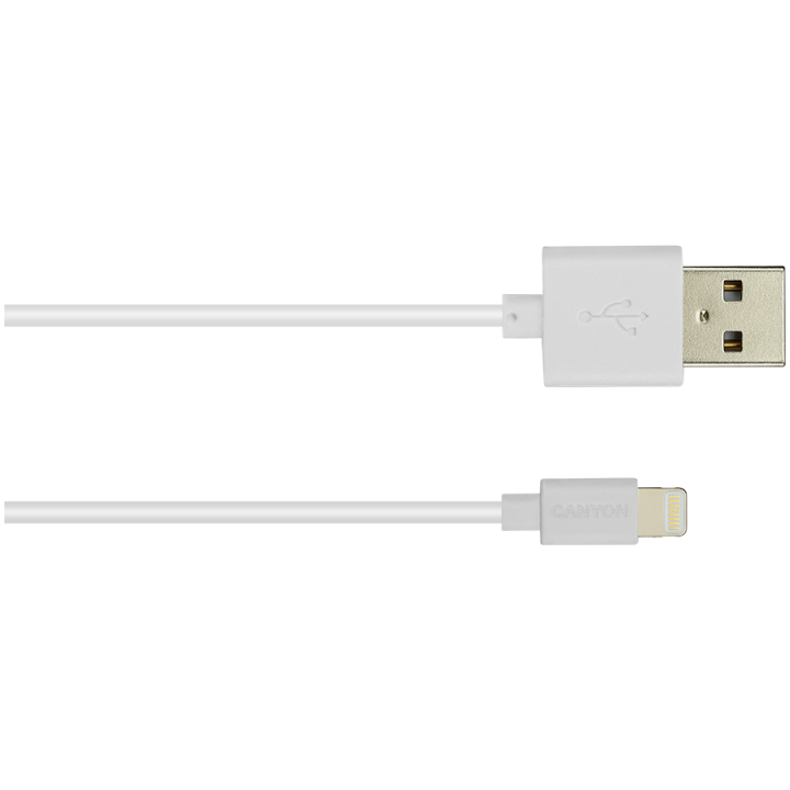 CANYON cable MFI-1 Lightning 12W 1m White